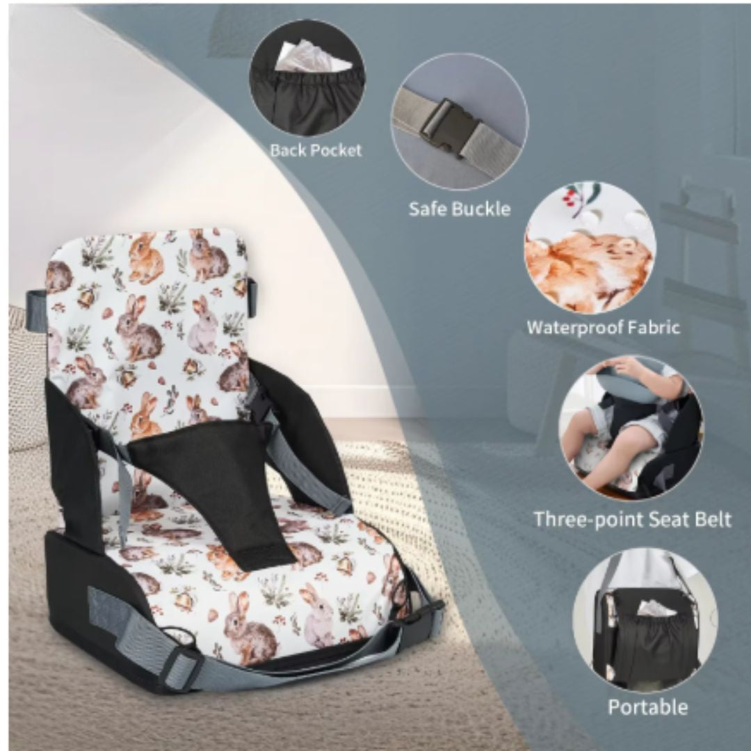 Harnais portatif bebe pour chaise haute  | Portatif-Seat™