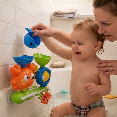 Jouet baignoire bebe coloré