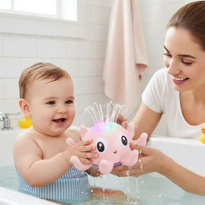 Jouet baignoire bebe contentement 