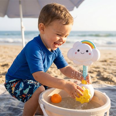 Jouet bebe bain adapté