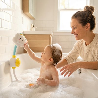 Jouet bebe bain design 