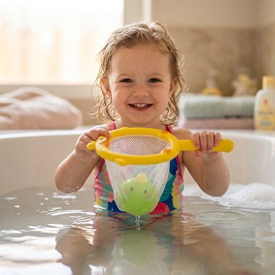 Jouet de bain bébé facilitant 