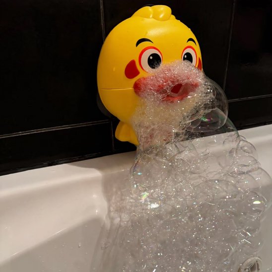 Jouet de bain contentement