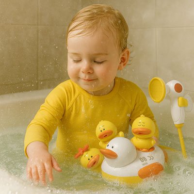 Jouet de bain pour bebe manuel
