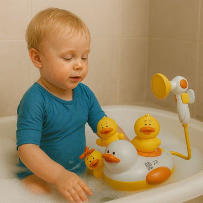 Jouet de bain pour bebe stimulant 