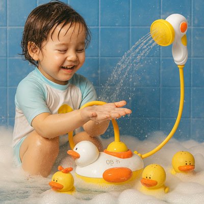 Jouet de bain pour bebe véritable 