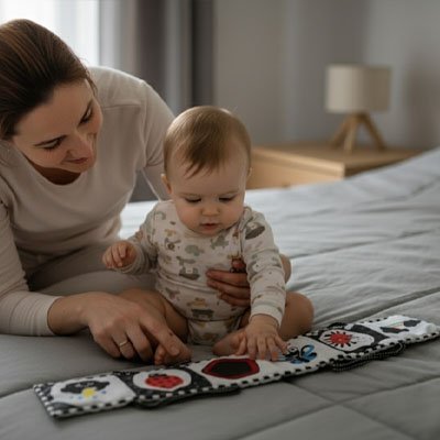 Livre bebe en tissus captivant