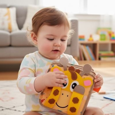 Livre bebe en tissus illustration