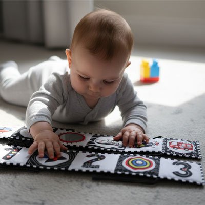 Livre bebe en tissus légère 