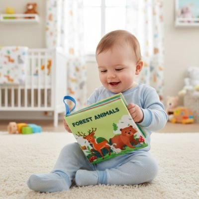 Livre bébé en tissus résistance 