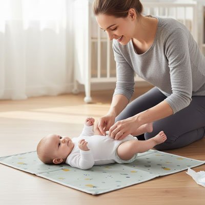 Matelas à langer nomade fruit easymat xl pliant