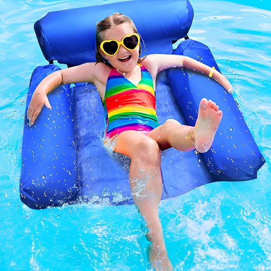 Matelas gonflable piscine stabilité 