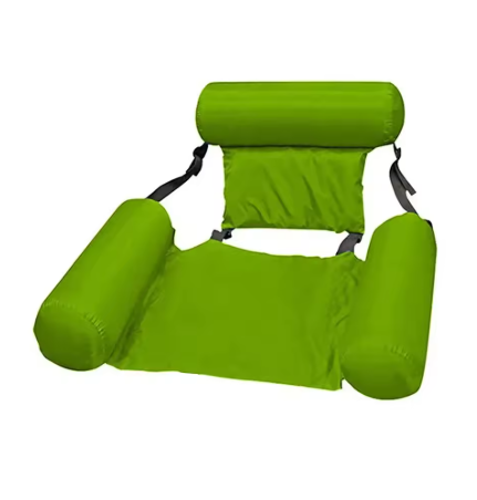 matelas-gonflable-piscine-vert