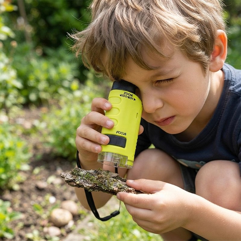 Microscope enfant manipulable