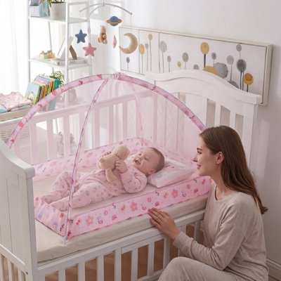 Moustiquaire lit bébé assurant