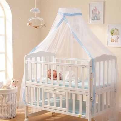Moustiquaire lit bébé respirante