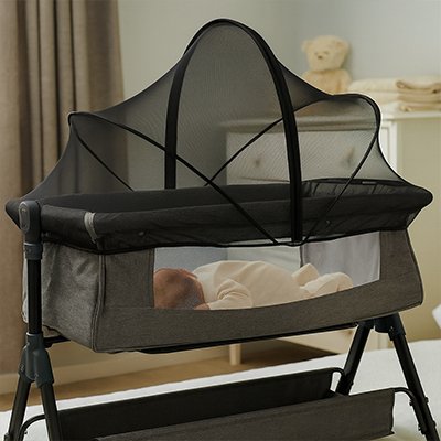 Moustiquaire lit bébé rétractable 