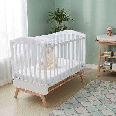 Moustiquaire lit bébé transparente