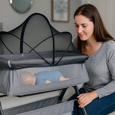Moustiquaire lit bébé visibilité