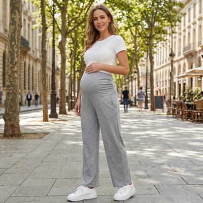 Pantalon grossesse compatible 