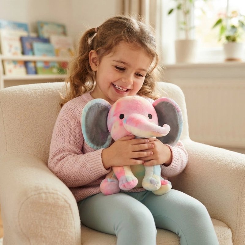 Peluche elephant douce 