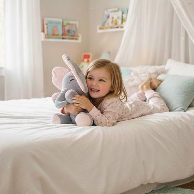 Peluche interactive apaisante
