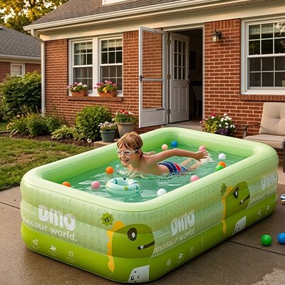 Piscine gonflable enfant amusant