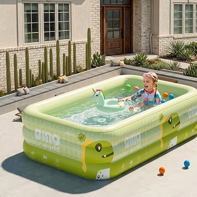 Piscine gonflable enfant confortable