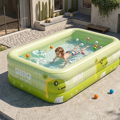 Piscine gonflable enfant sécurisant