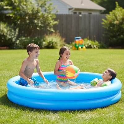 Piscine gonflable rafraîchissant