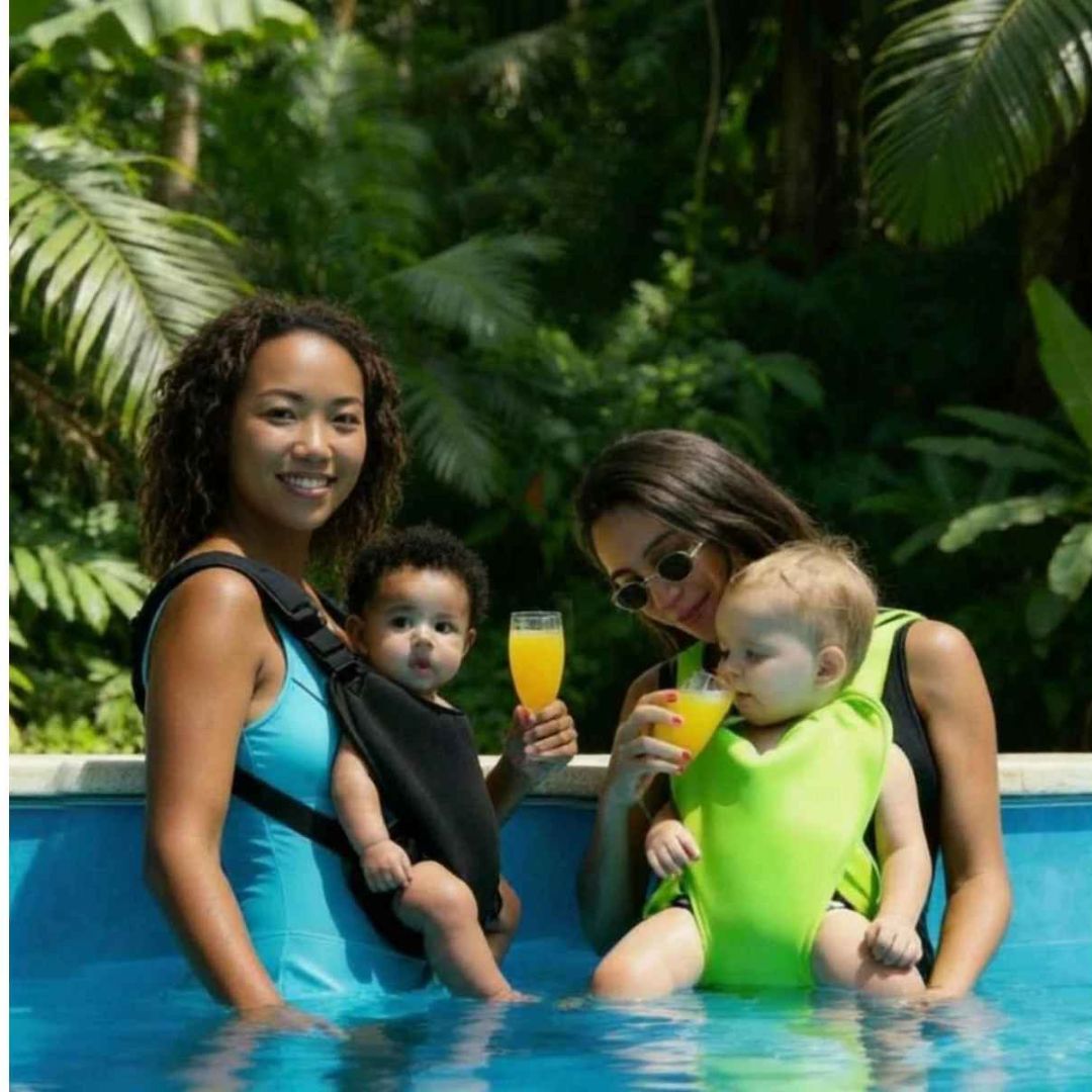 porte bébé aquatique relaxe