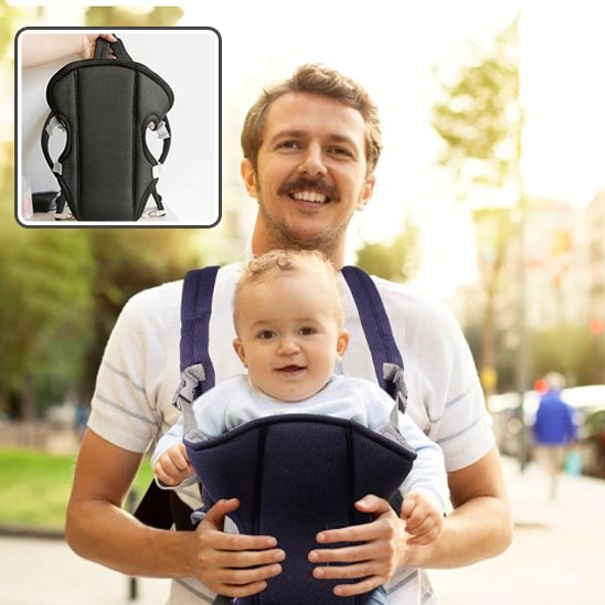 Porte bébé nouveau né bleu marin quotidien