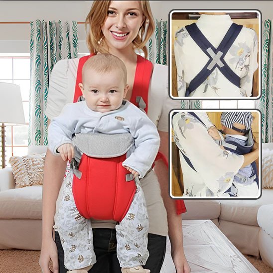 Porte bébé nouveau né rouge confort supreme