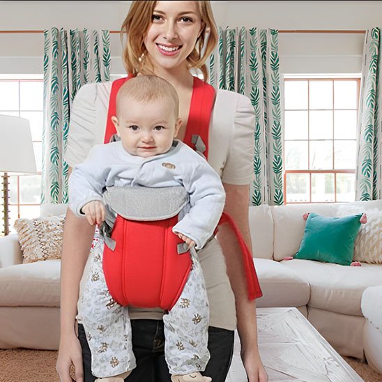 Porte bébé nouveau né rouge confortable