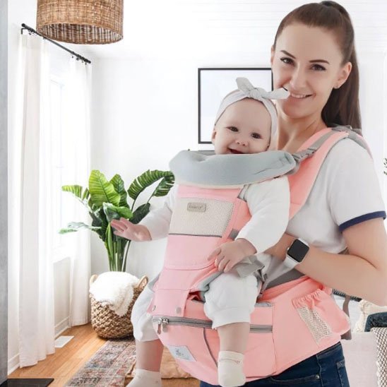 Porte bebe rose jovial