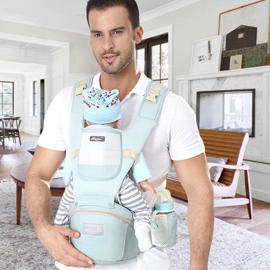 Porte bebe vert pratique
