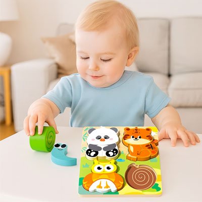 Puzzle bois 3d profondeur