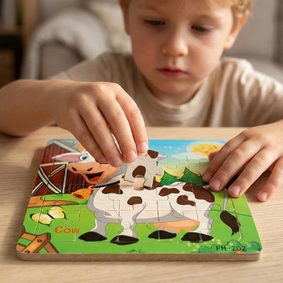 Puzzle bois représentant 