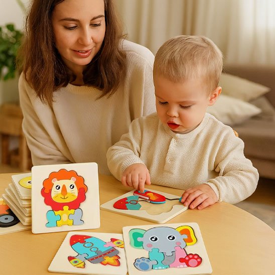 Puzzle en bois apprentissage