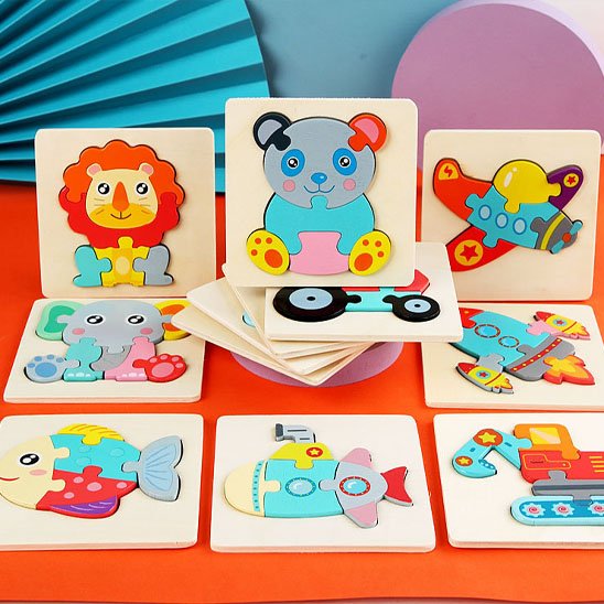 Puzzle en bois durable 