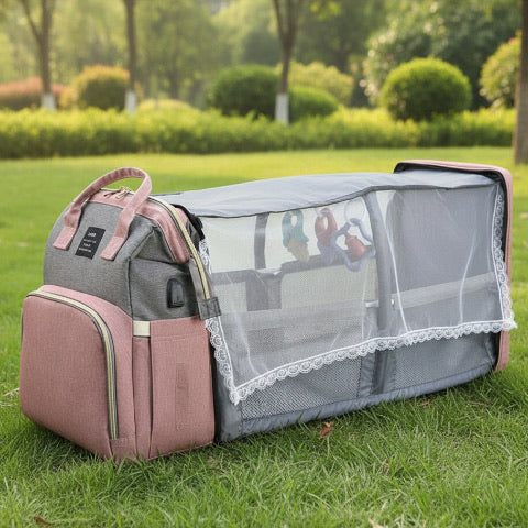 sac à langer lit arche jouet moustiquaire