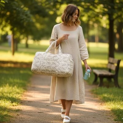 Sac langer luxe gaze de coton