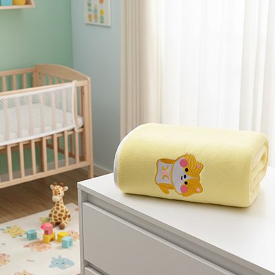 Serviette de bain bébé mignon