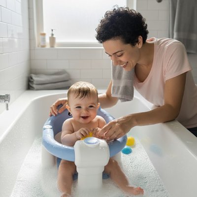 Siege de bain bebe fixation 