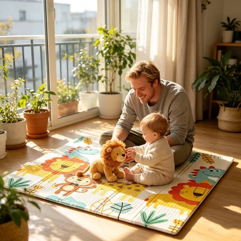 Tapis bebe agréable 