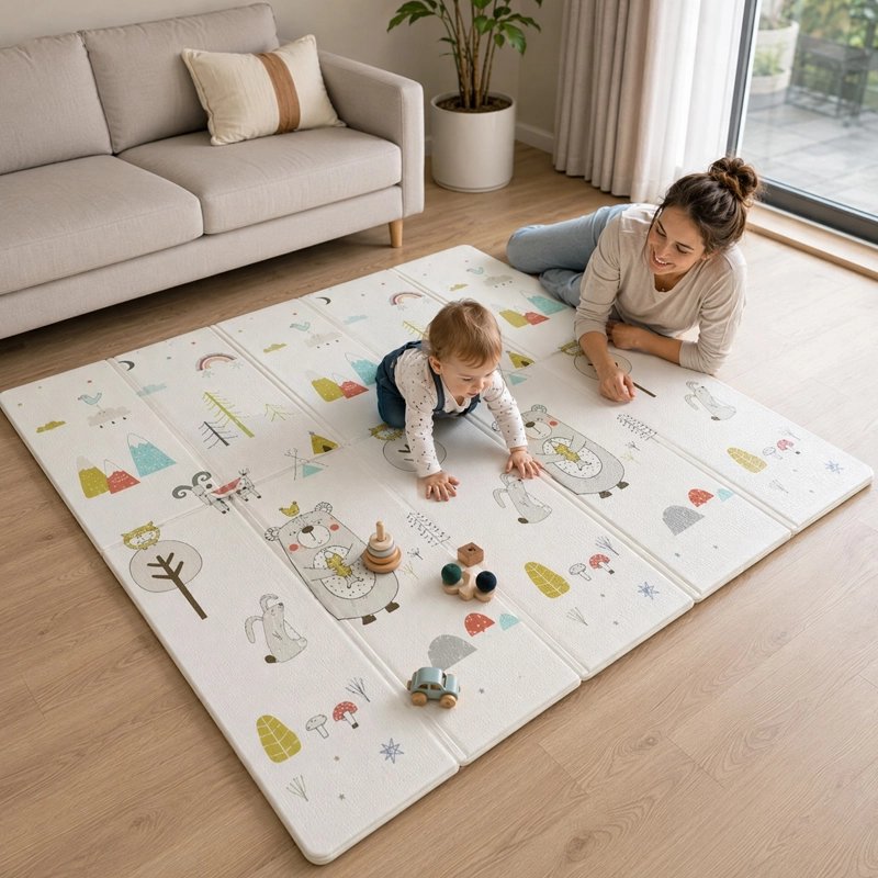 Tapis bebe pliant 