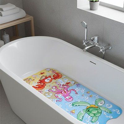 Tapis de bain bebe adapté