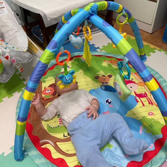 tapis d'éveil lavable