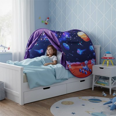Tente de lit enfant coloré 