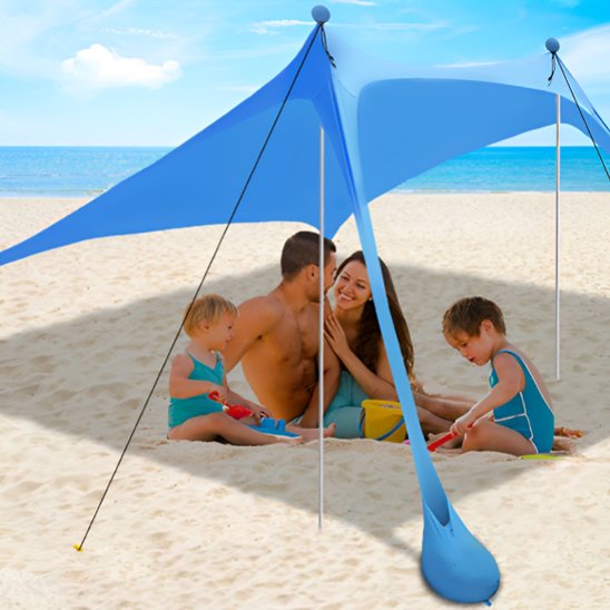 Tente de plage élastique